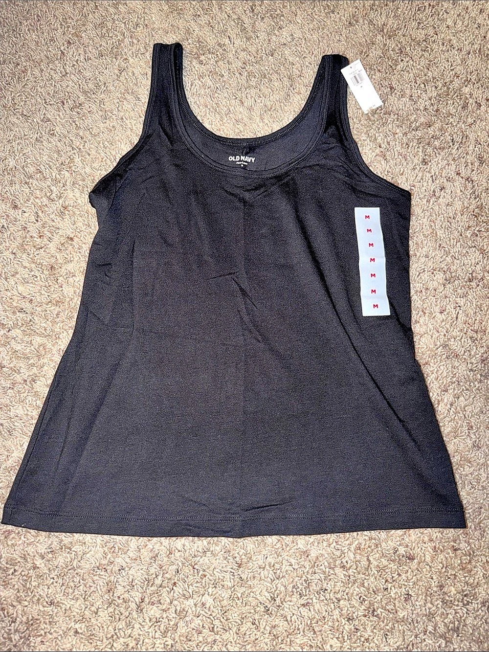 Old Navy Classic Tank Black Tank Top Size Medium
